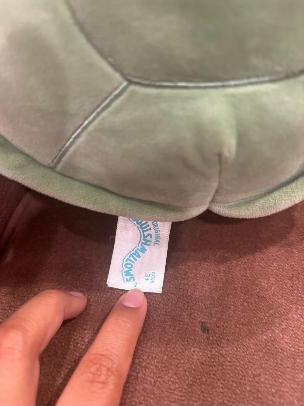 Squishmallows Pastel Green Plush Turtle